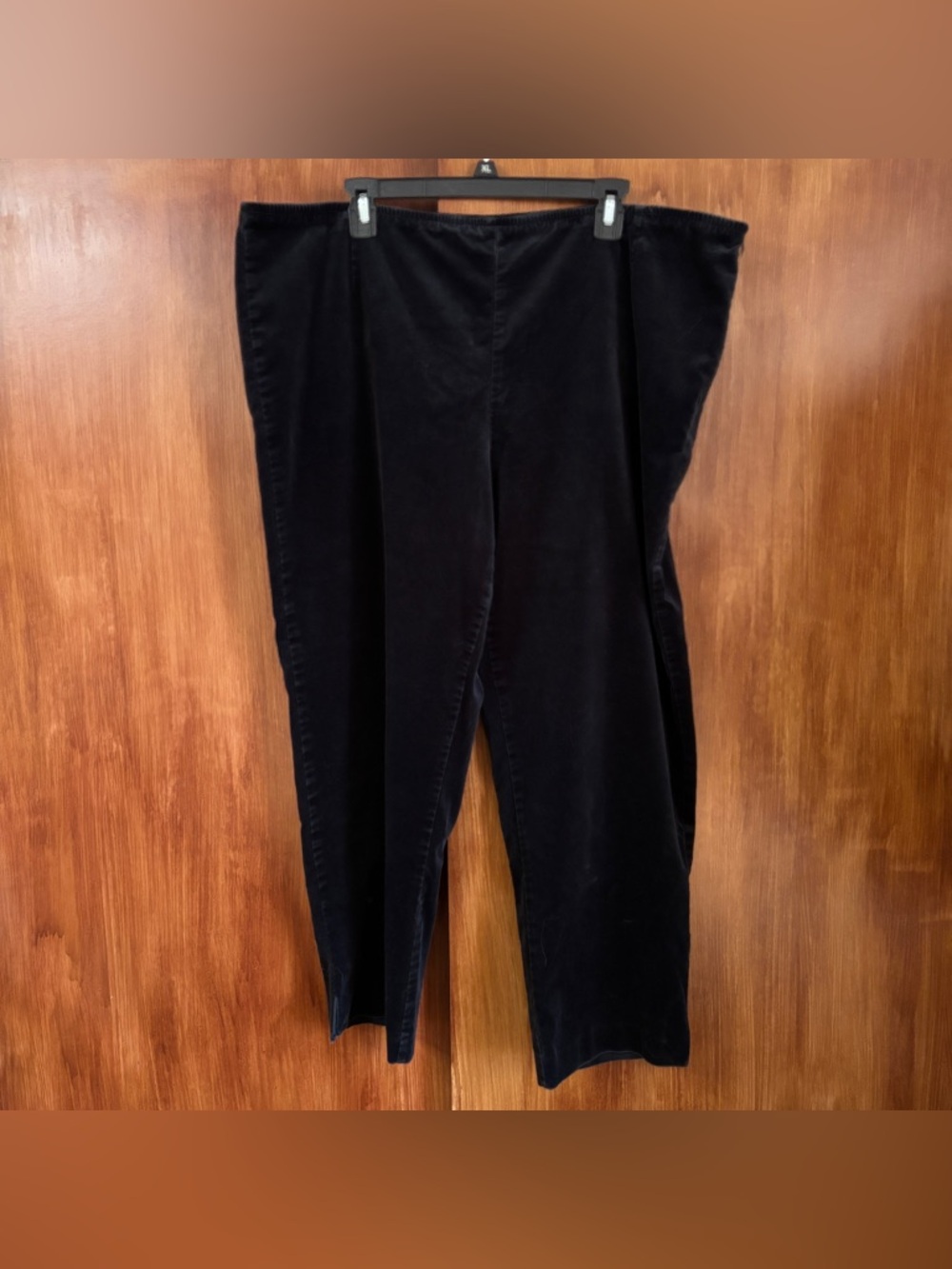 EUC Eileen Fisher Velvet High-Rise Trouser | Black Dress Pants | Women’s Plus 1X - Picture 5 of 16